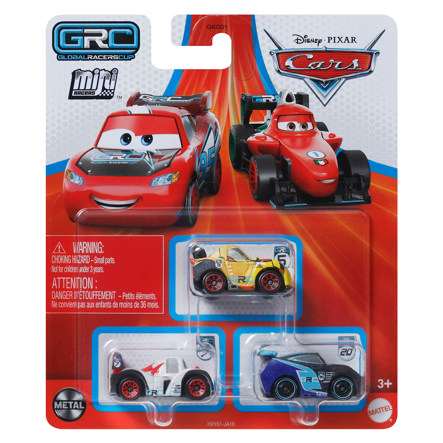 Disney And Pixar Cars Mini Racers 3-Pack (Jackson Storm, Miguel Camino, Shu Todoroki)