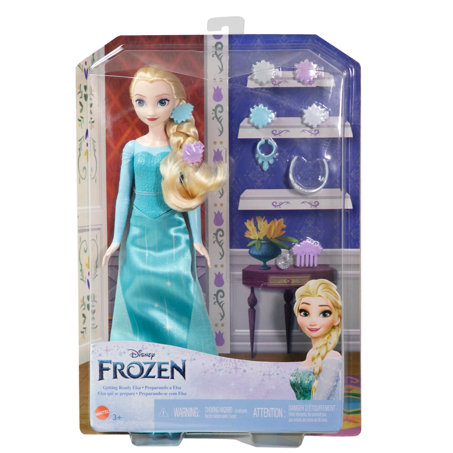 Disney Frozen Getting Ready Elsa Doll with Accessories