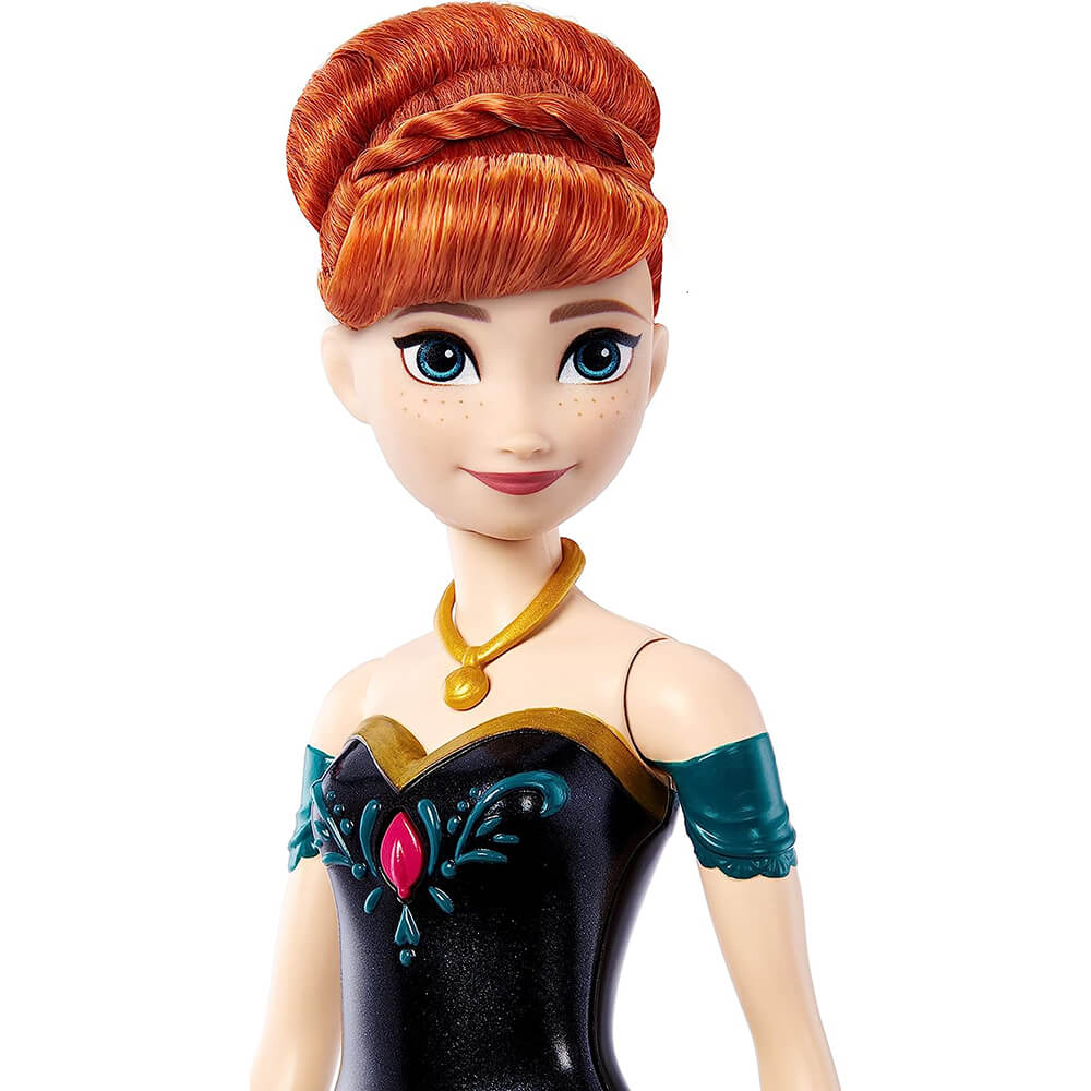 Disney Frozen Singing Anna Doll close of up Annas face