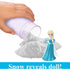 Water turns to snow in the Disney Frozen Snow Color Reveal Doll