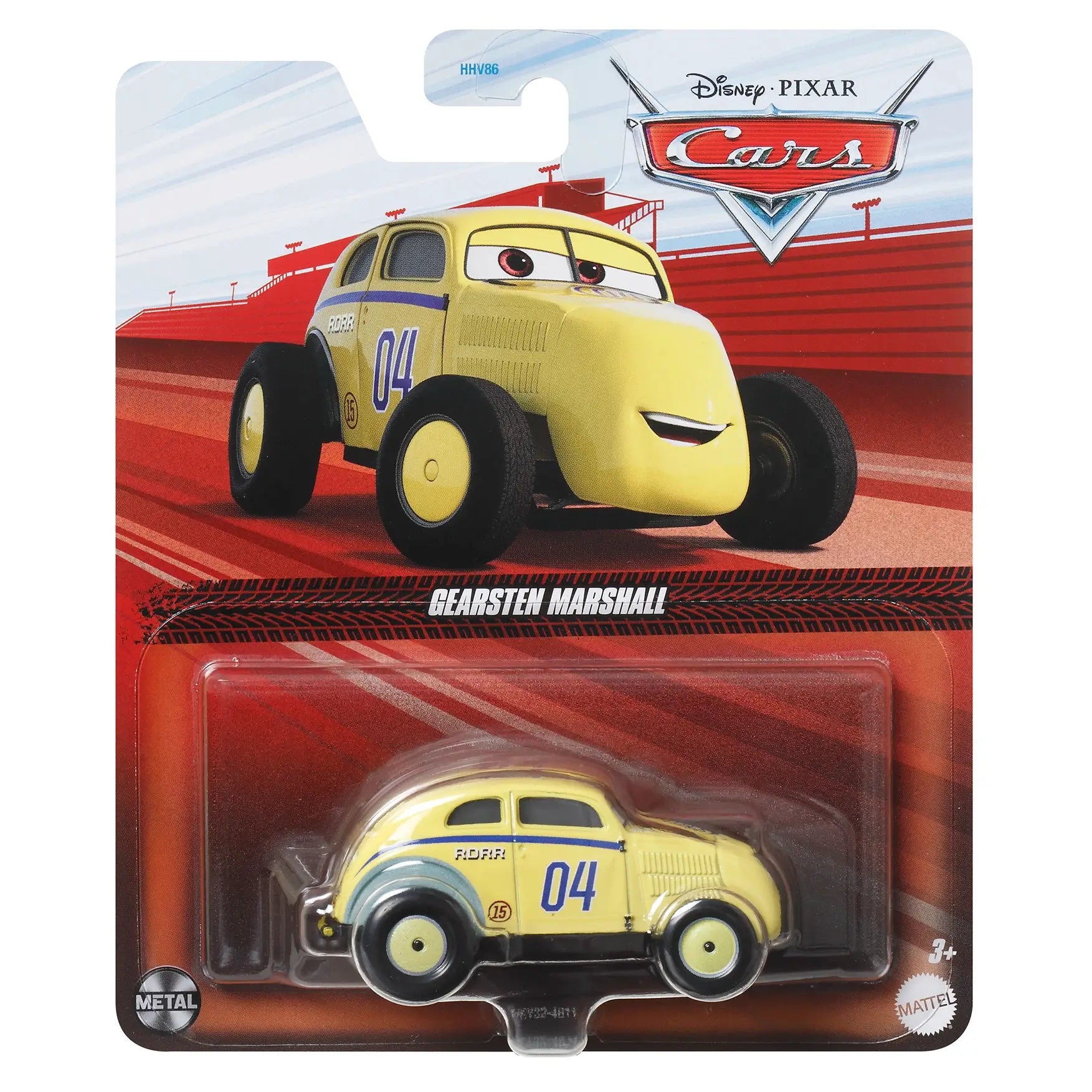 Disney Pixar Cars Gearsten Marshall Diecast Vehicle package