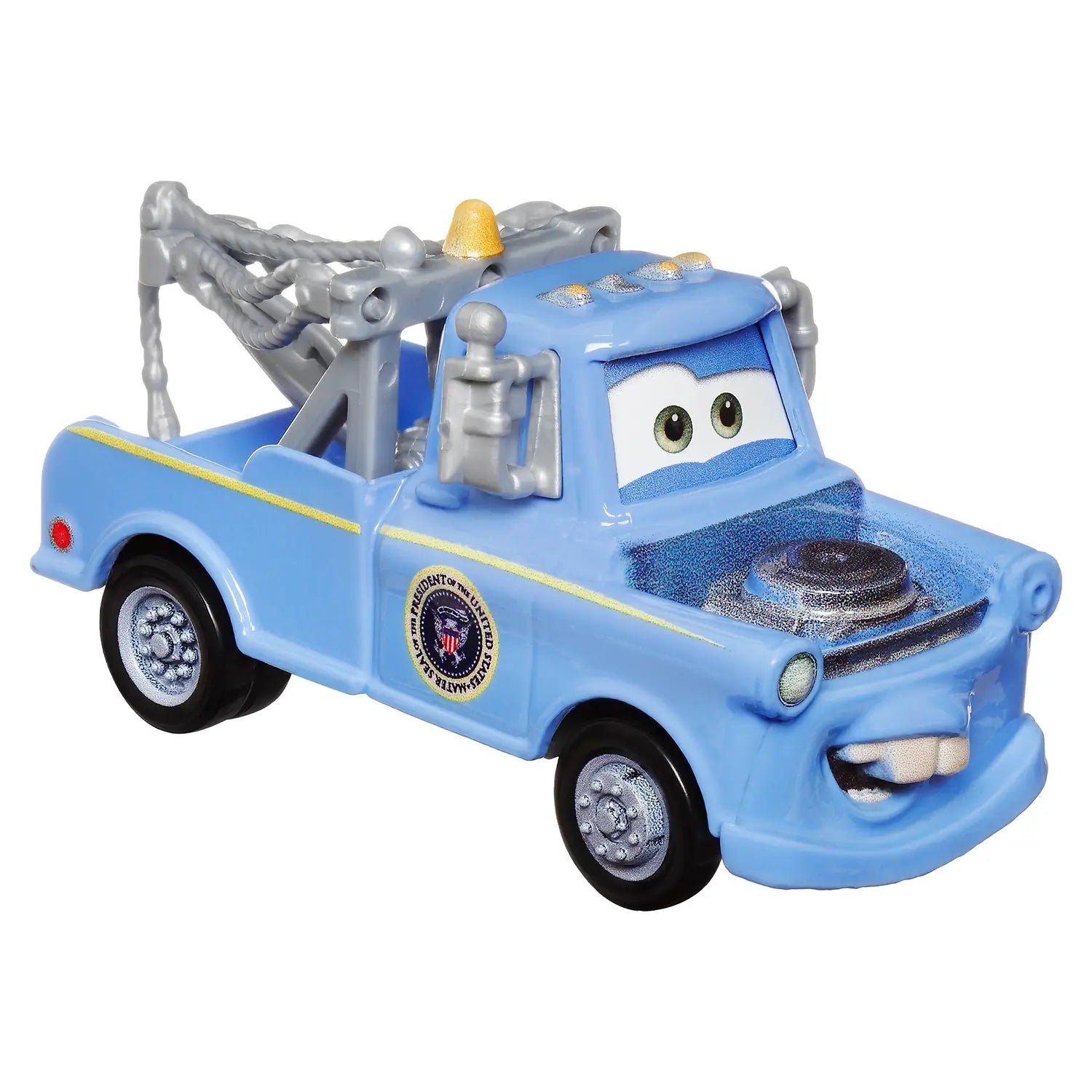 Mater shown in his presidential blue colors