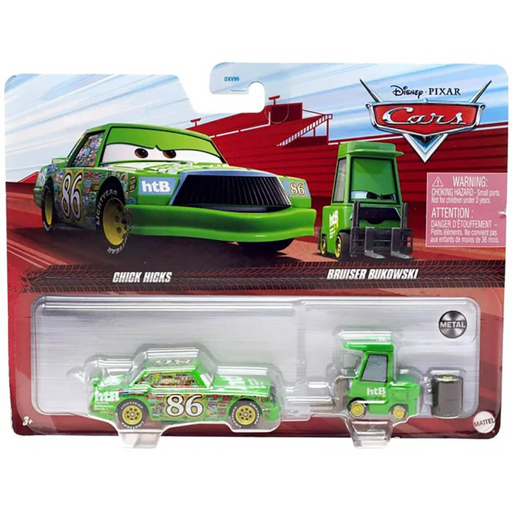 Disney Pixar Cars Race Chick Hicks & Bruiser Bukowski 2-Pack