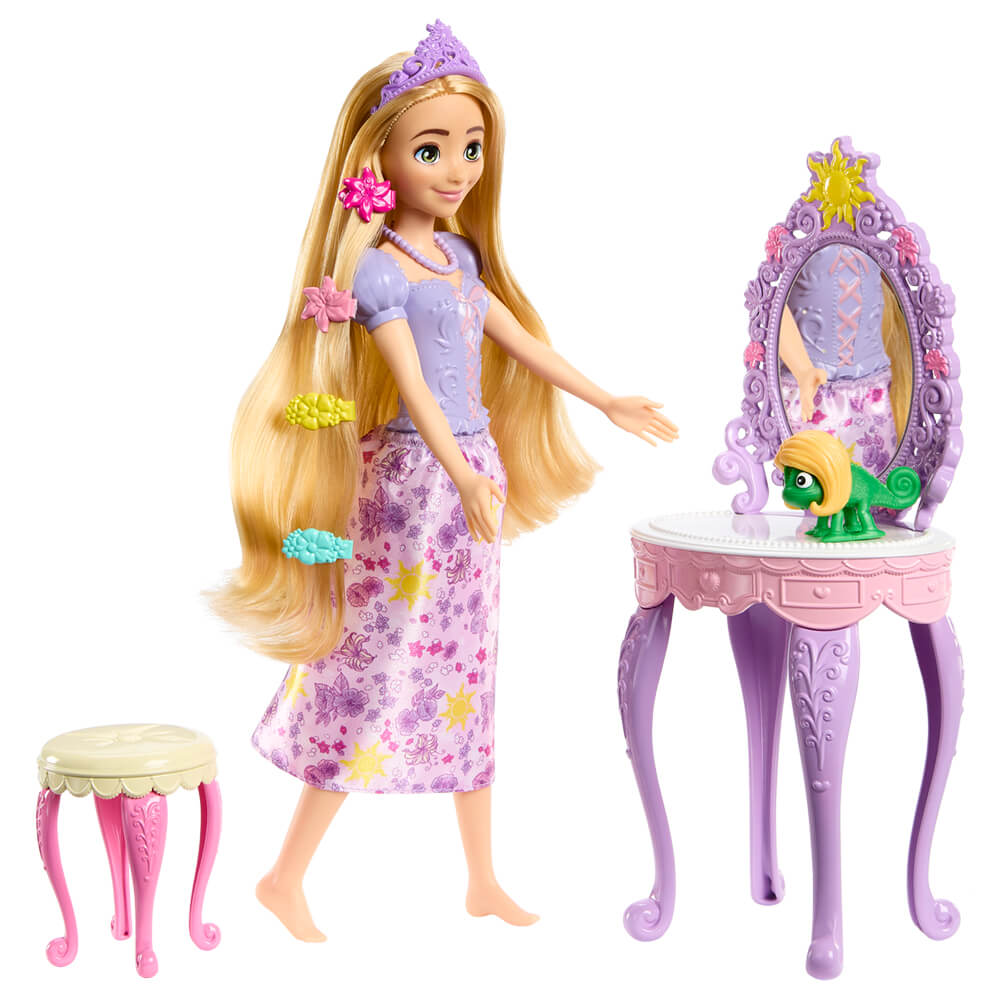 Disney Princess Rapunzel's Vanity Doll and Playset