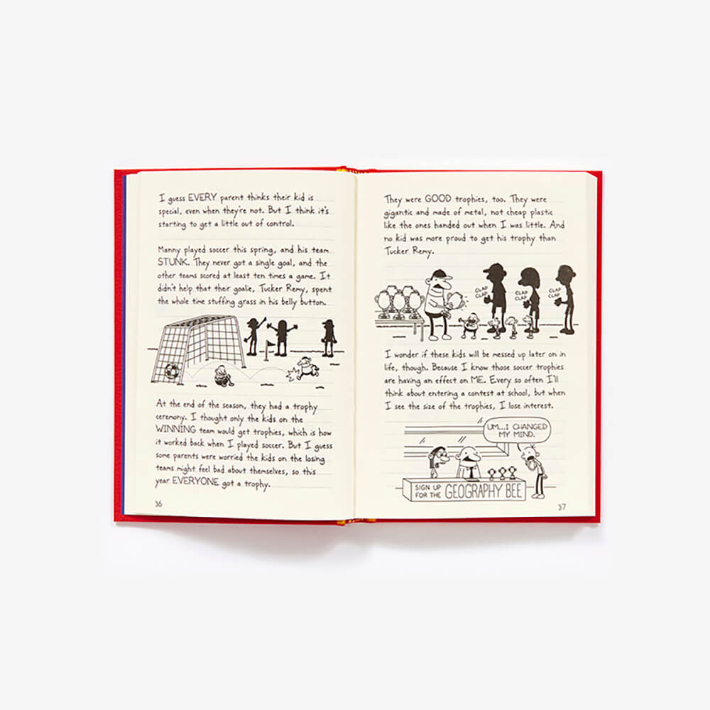 Image of the book and showing a story of Double Down (Diary of a Wimpy Kid Series #11)