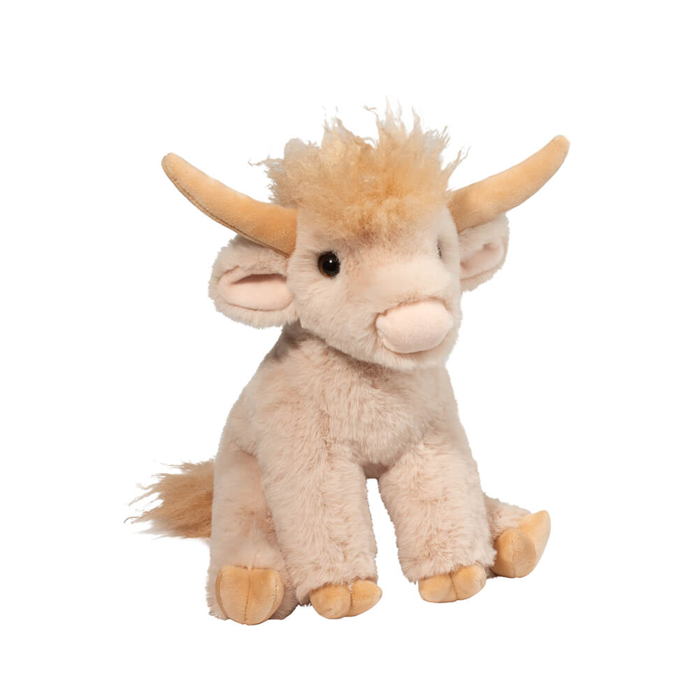 Douglas Laddie Soft Cream Highland Cow Plush