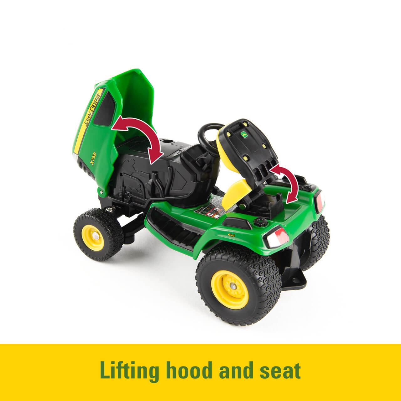 ERTL 1:16 Big Farm John Deere X758 Lawn Mower with accessories