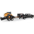 ERTL 1:32 Ram 3500 Pickup with Case SV340B Skid Steer and Gooseneck Trailer side view