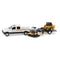 ERTL John Deere Construction Toy Set - Pickup Truck, Trailer, Tracked Mini Hoe and Skid Loader