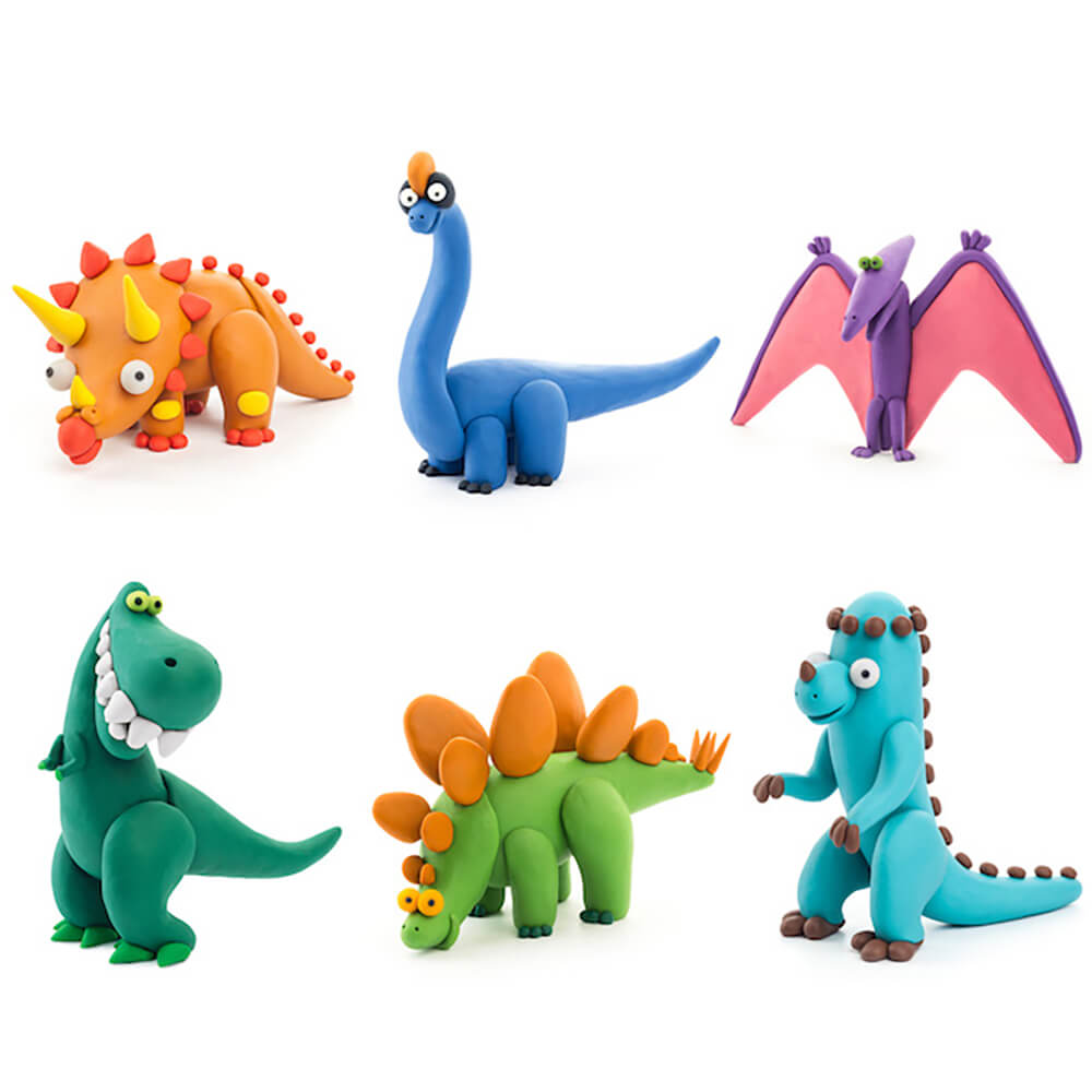 Fat Brain Toys Hey Clay Dinosaurs