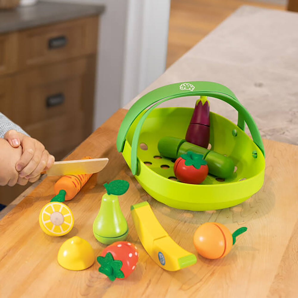 Fat Brain Toys Pretendables Fruit & Veggie Basket