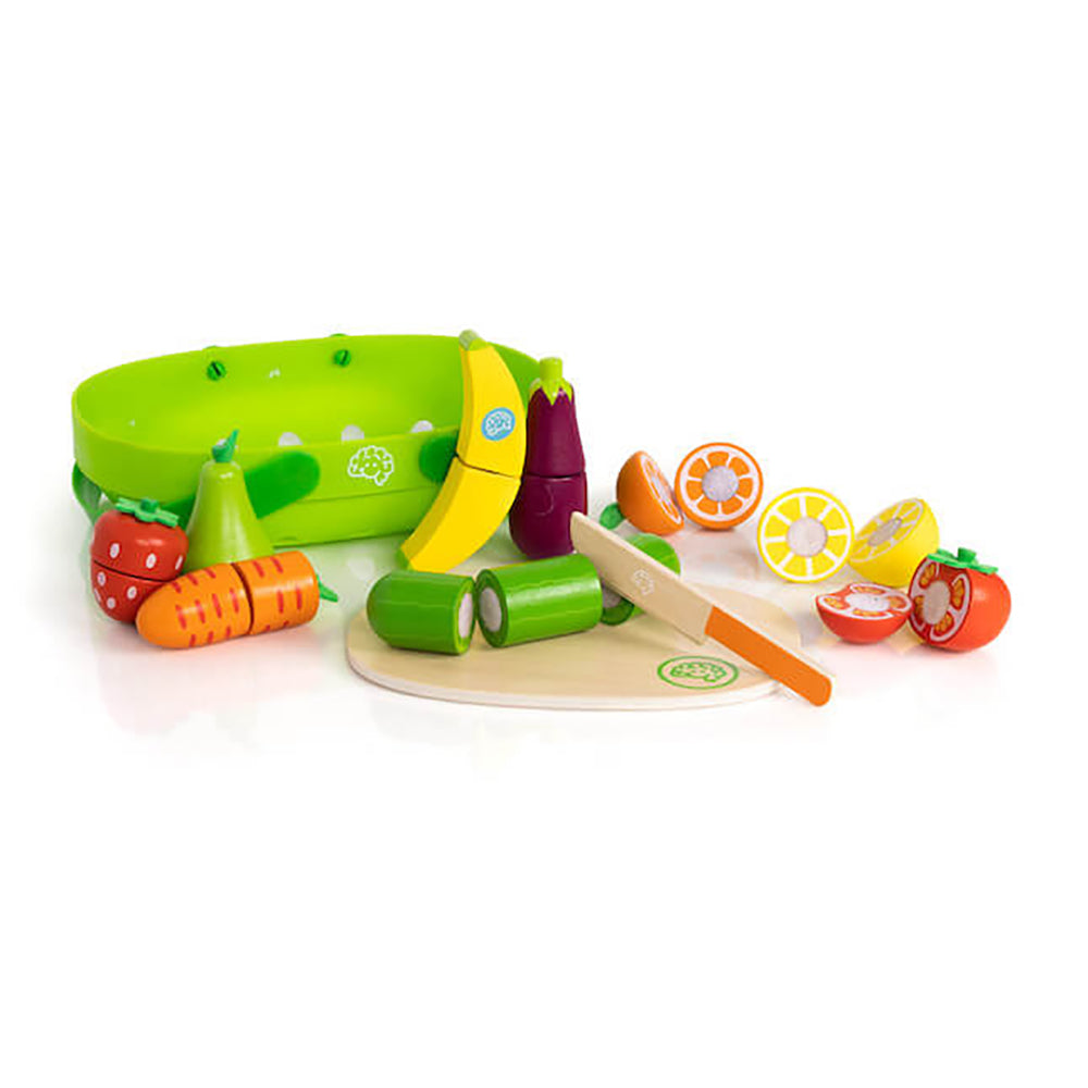 Fat Brain Toys Pretendables Fruit & Veggie Basket