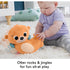 Fisher-Price 2-In-1 Rockin’ Tummy Time Otter Plush sit and play