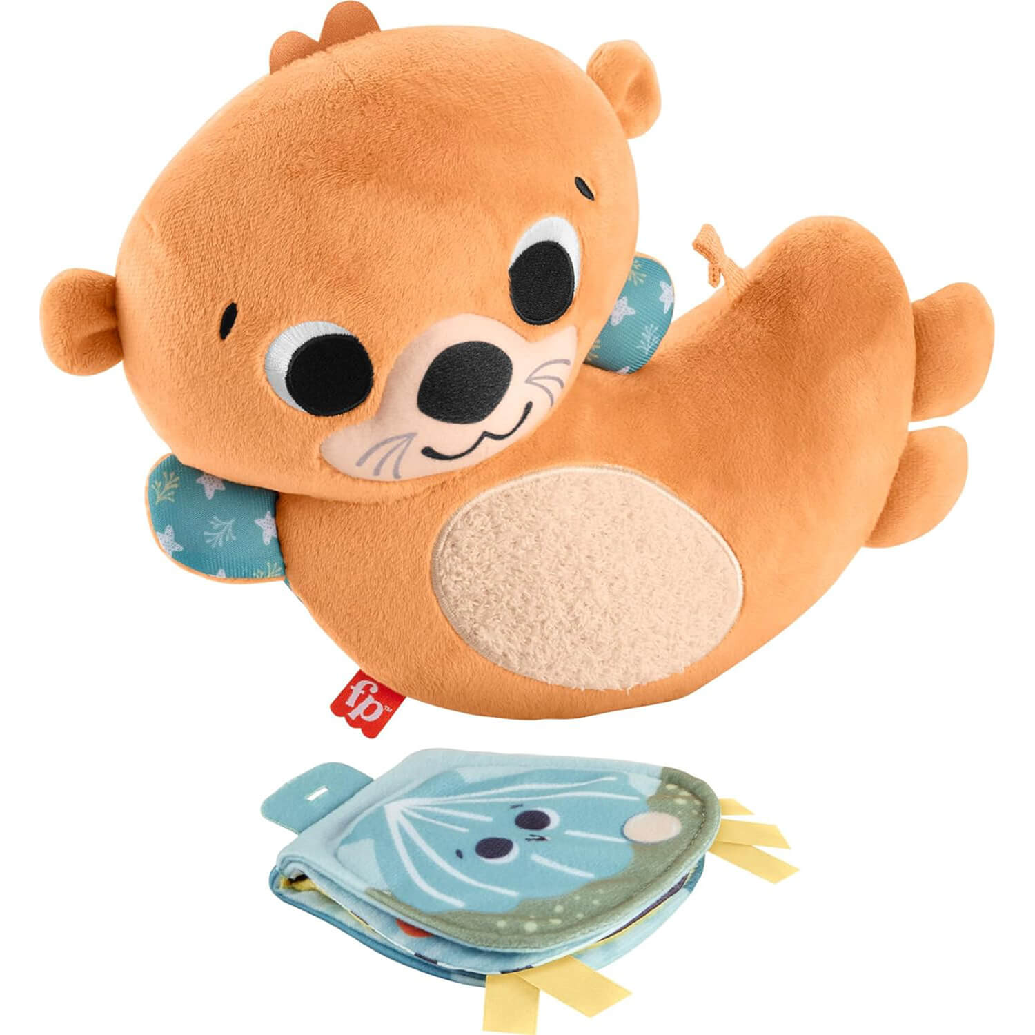 Fisher-Price 2-In-1 Rockin’ Tummy Time Otter Plush