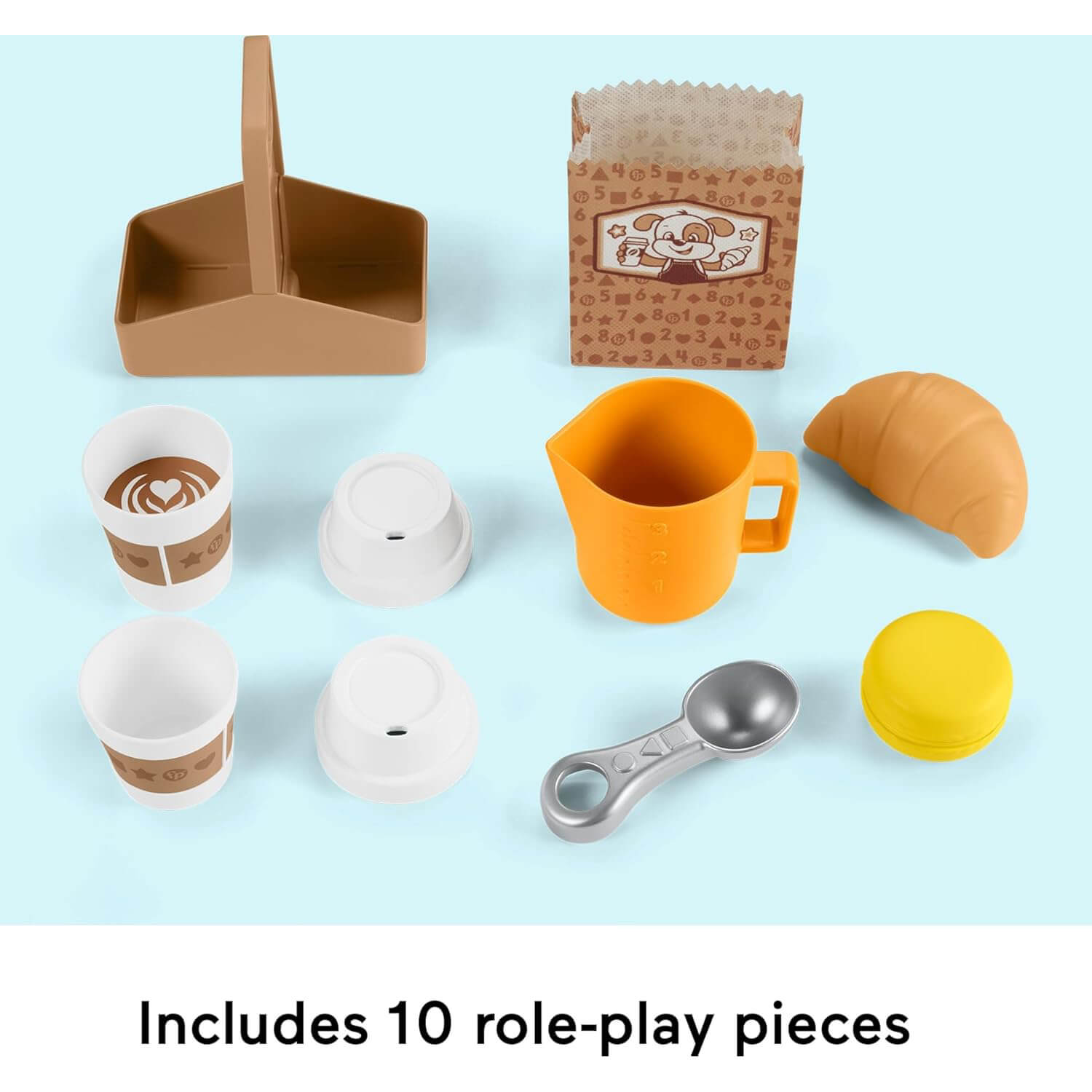 Fisher-Price Laugh & Learn Learn & Serve Coffee Cafe pieces included