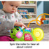 Fisher-Price Link Squad Crawl ‘n Colors Chameleon Baby Learning Toy spin the roller to hear about colors