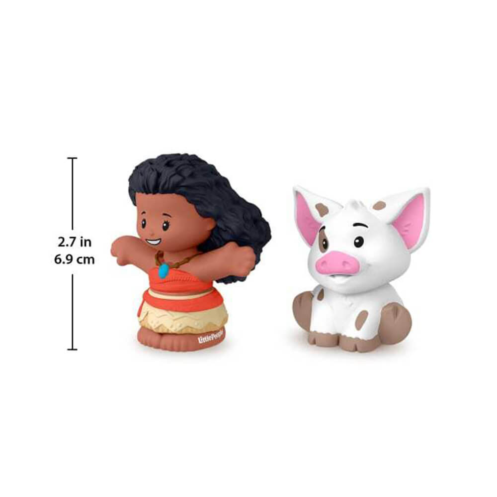 Fisher-Price Little People Disney Princess Moana & Pua Figure Set