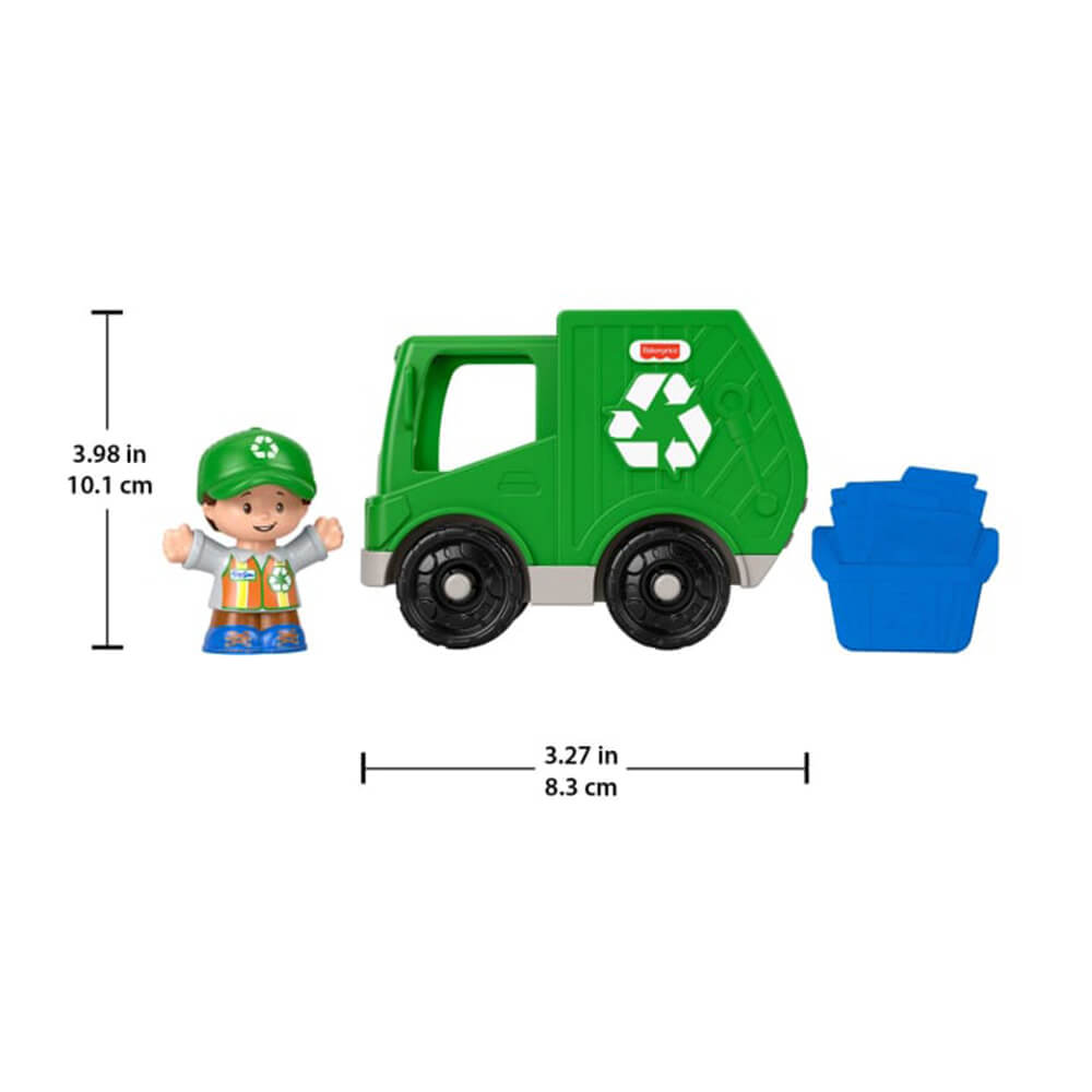 Fisher-Price Little People Recycle Truck Vehicle & Figure Set