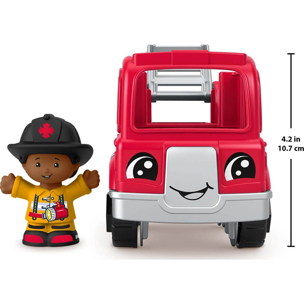 Fisher-Price Little People Firetruck and Firefighter Figure Set