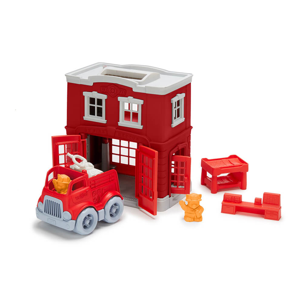 Green Toys Fire Station Playset