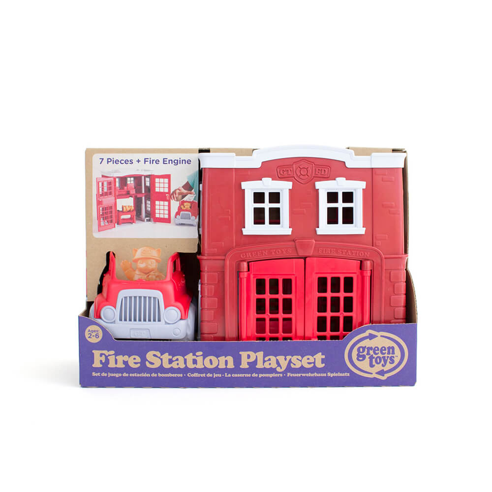 Green Toys Fire Station Playset