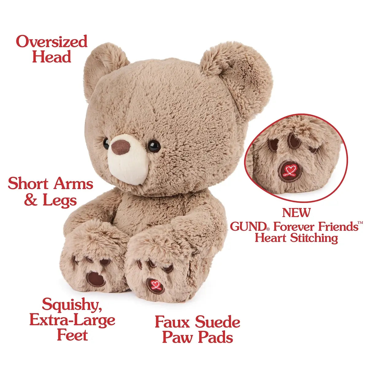 Gund Forever Friends Kai 10-inch Plush features