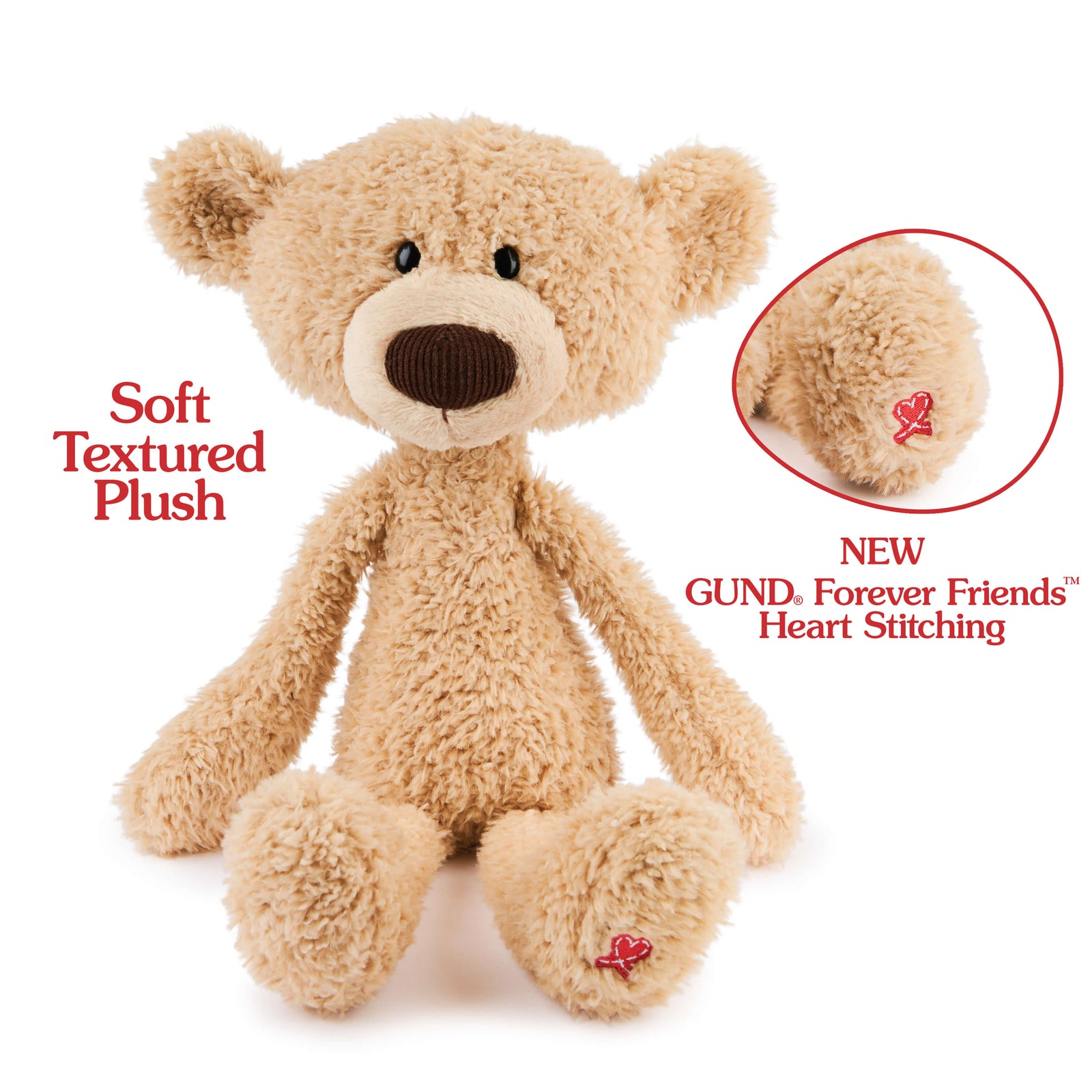 Gund Forever Friends Toothpick Bear 15 Inch Plush