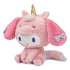 left side view of Gund Hello Kitty Unicorn My Melody 10 Inch Plush