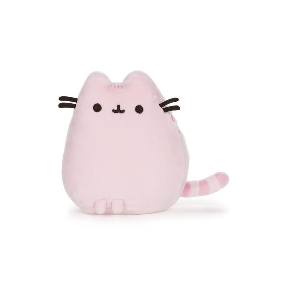 Front image of Gund Pusheen Squisheen Sitting Pose Pink 6 Inch Plush