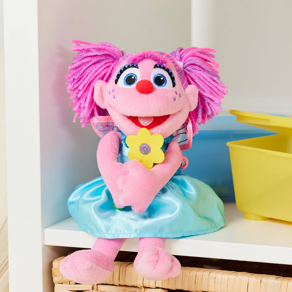 lifestyle image Gund Sesame Street Abby Cadabby with Flowers 11 Inch Plush