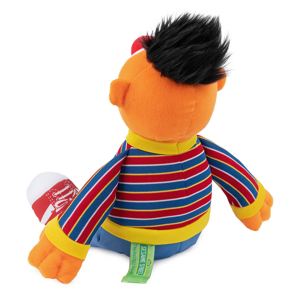 rear view Gund Sesame Street Ernie 14 Inch Plush