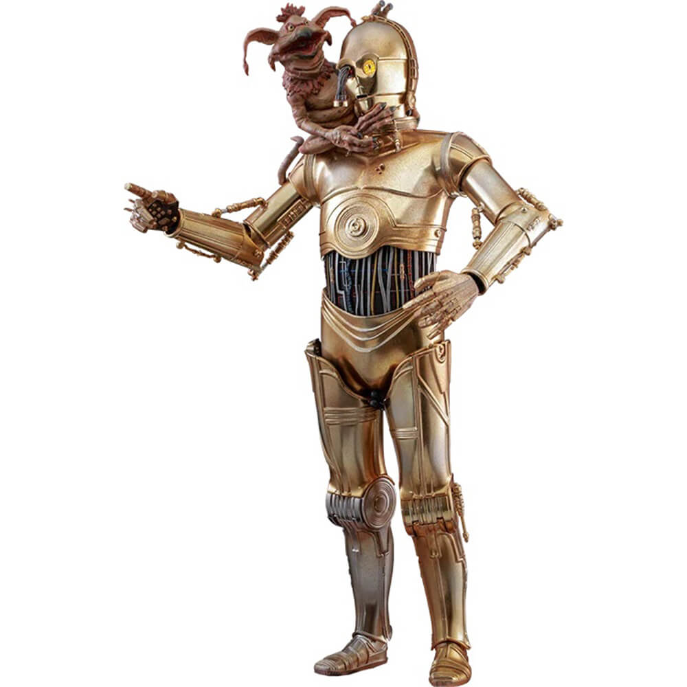 Hot Toys Star Wars C-3PO Sixth Scale Figure with Salacious Crumb