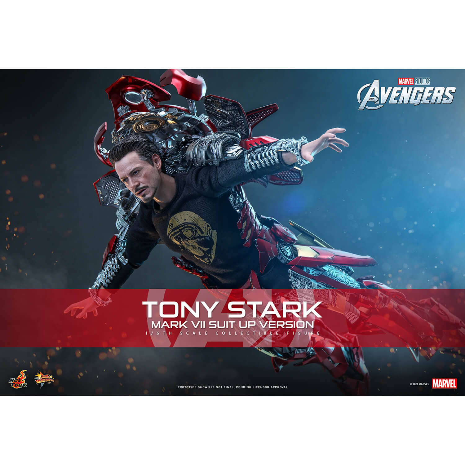 Hot Toys Tony Stark (Mark VII Suit-Up Version) Sixth Scale Figure