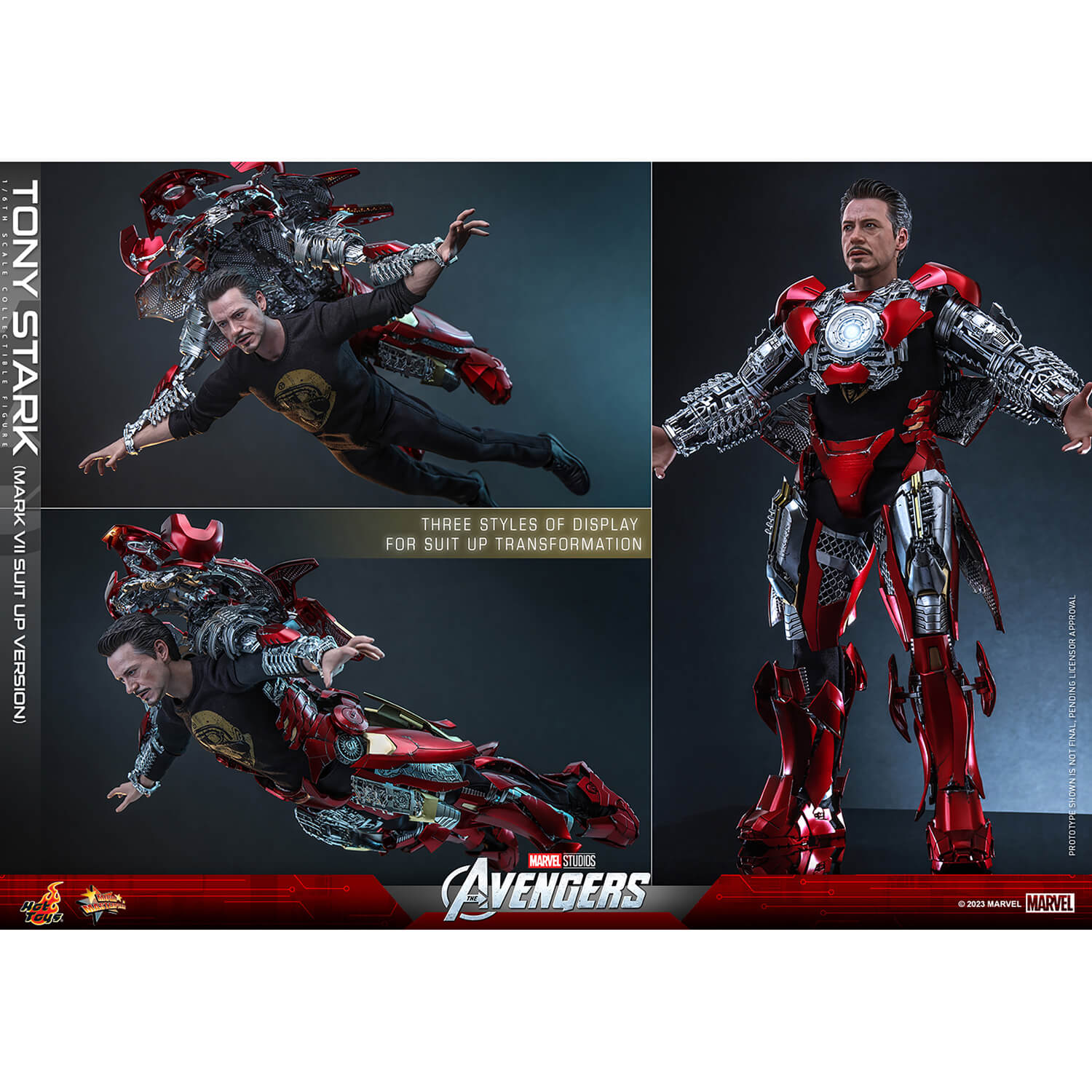 Hot Toys Tony Stark (Mark VII Suit-Up Version) Sixth Scale Figure