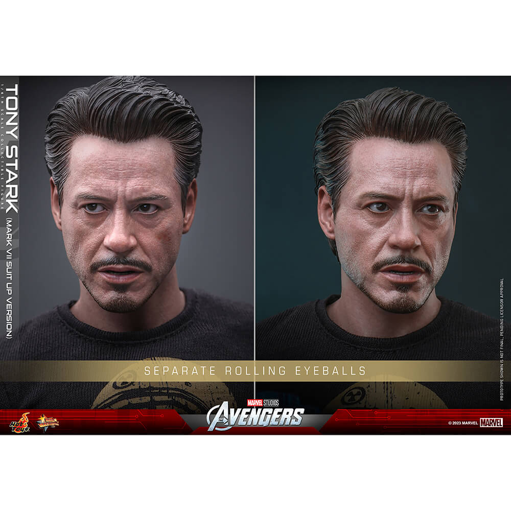 Hot Toys Tony Stark (Mark VII Suit-Up Version) Sixth Scale Figure