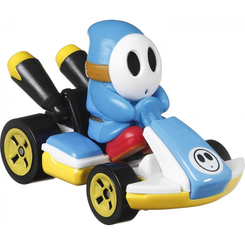 Hot Wheel Mario Kart Light-Blue Shy Guy Standard Kart