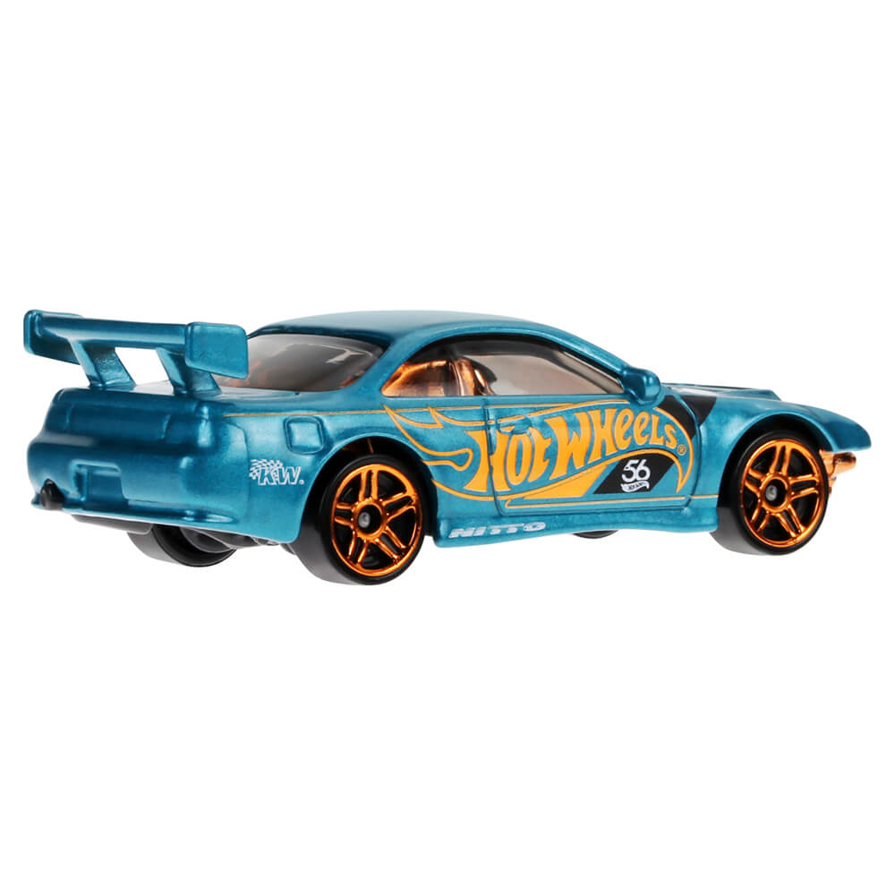 Hot Wheels 2024 56th Anniversary Edition Green and Copper Colour Nissan Silvia [S14] Drift 1:64 Scale Diecast Vehicle (2/6)