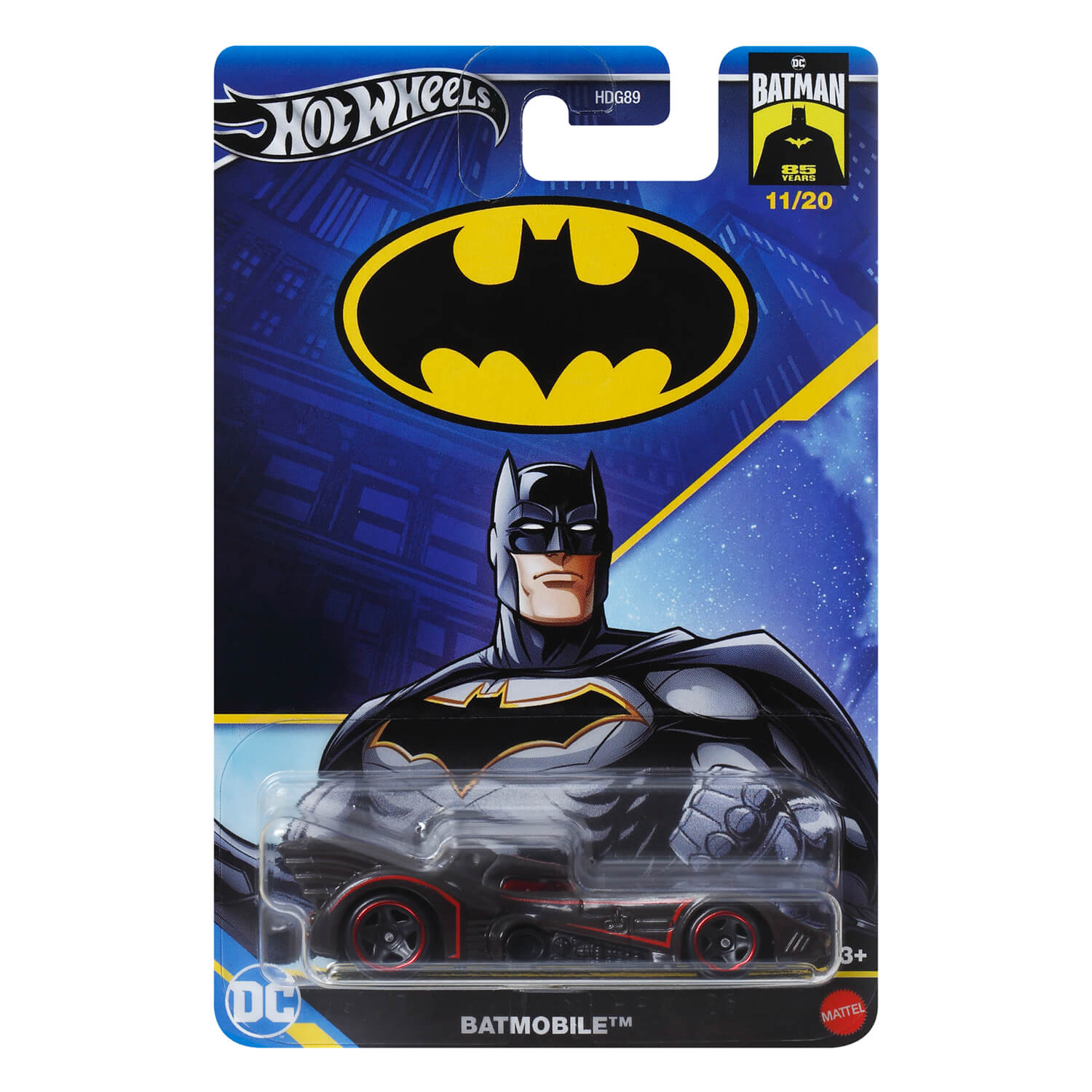 Hot Wheels Batmobile 1:64 Scale Diecast Vehicle (11/20)