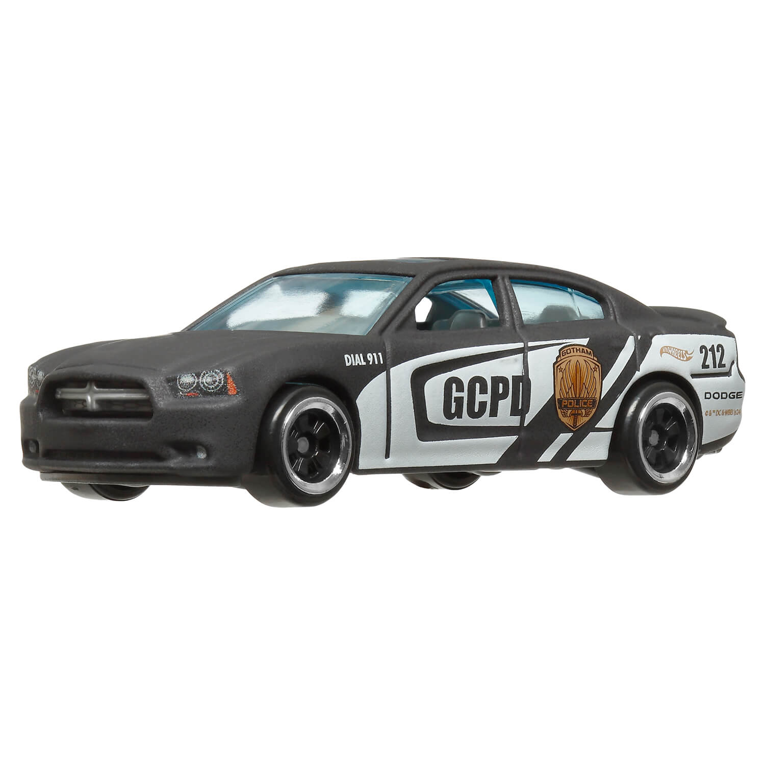 Hot Wheels Gotham City PD '11 Dodge Charger RT 1:64 Scale Diecast Vehicle (15/20)