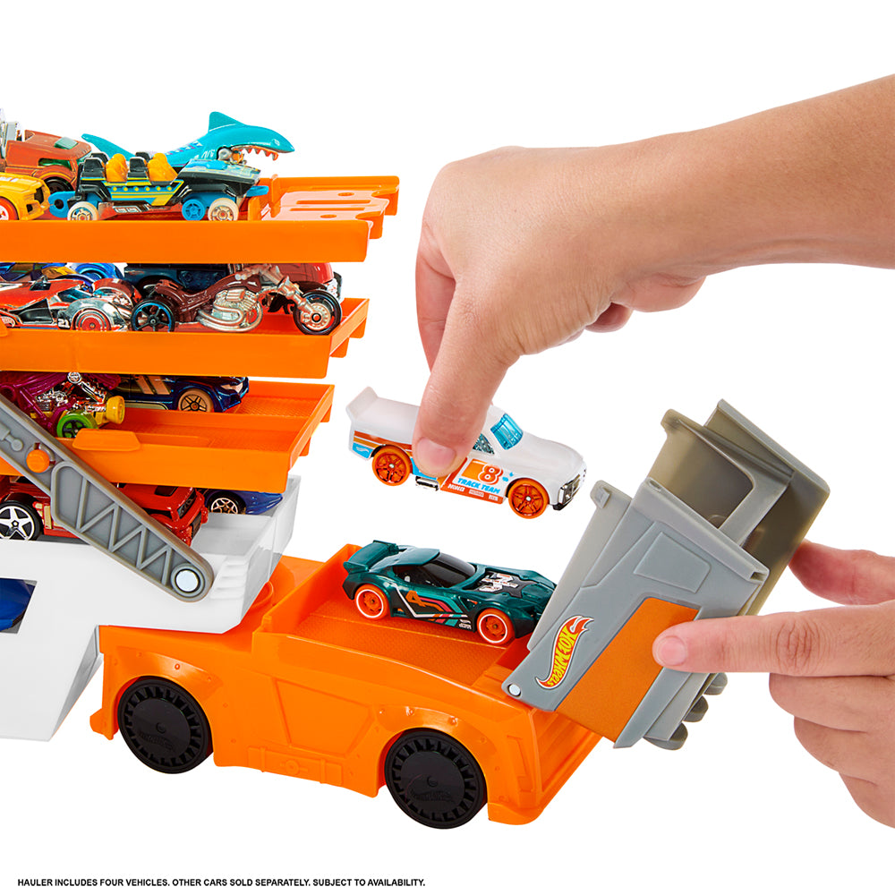 Hot Wheels Mega Hauler Carrier and Vehicle Playset