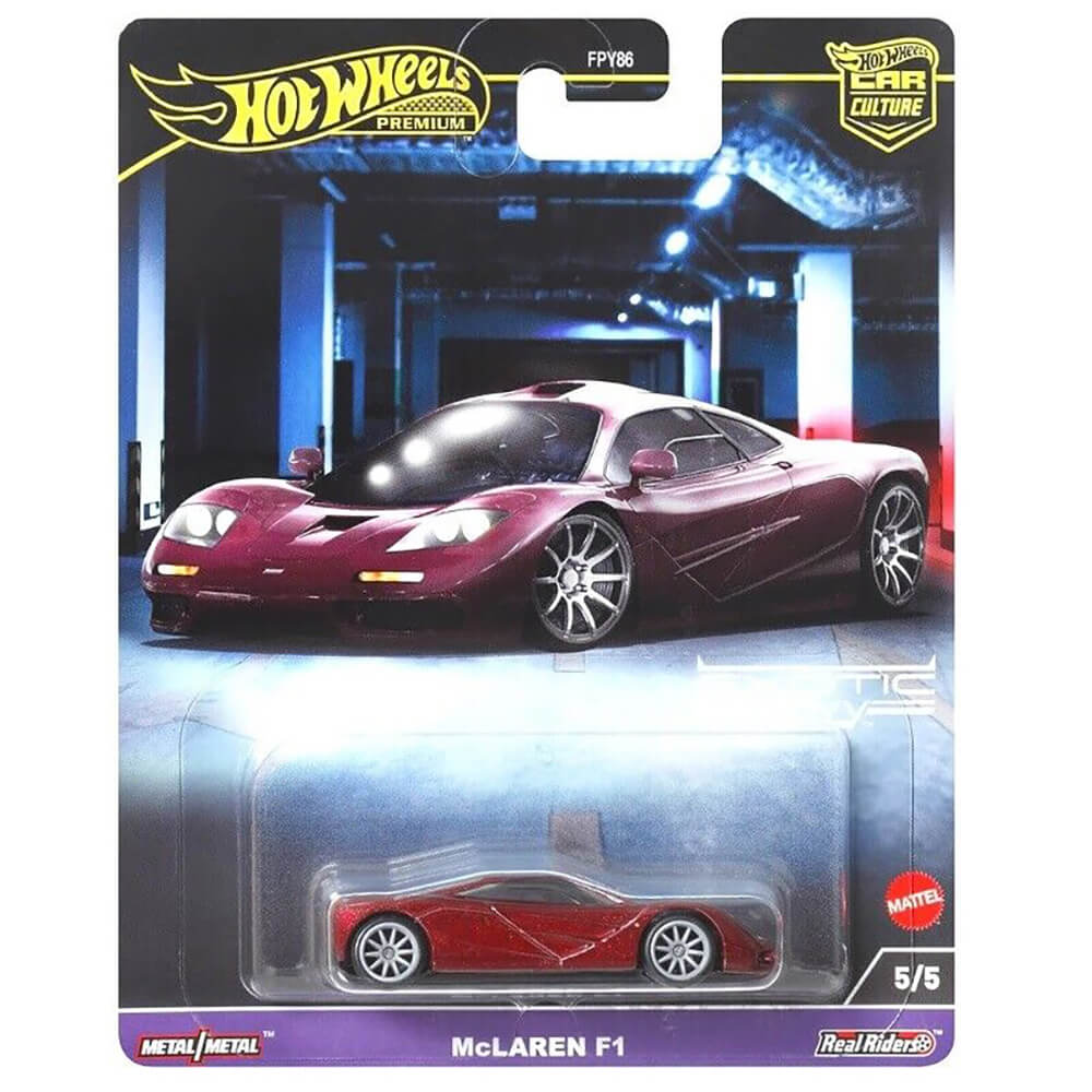 Hot Wheels Premium Car Culture Exotic Envy McLaren F1 1:64 Scale Vehicle