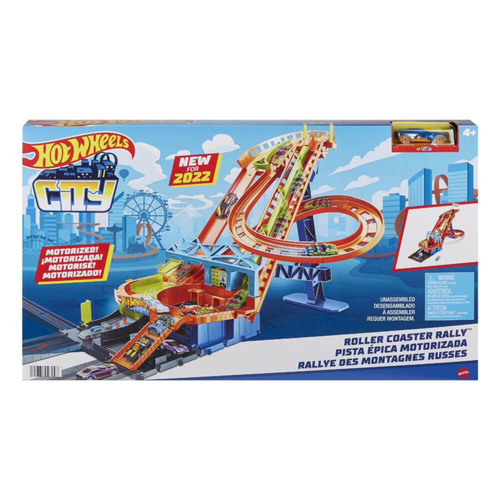 Hot Wheels Roller Coaster Rally Set box