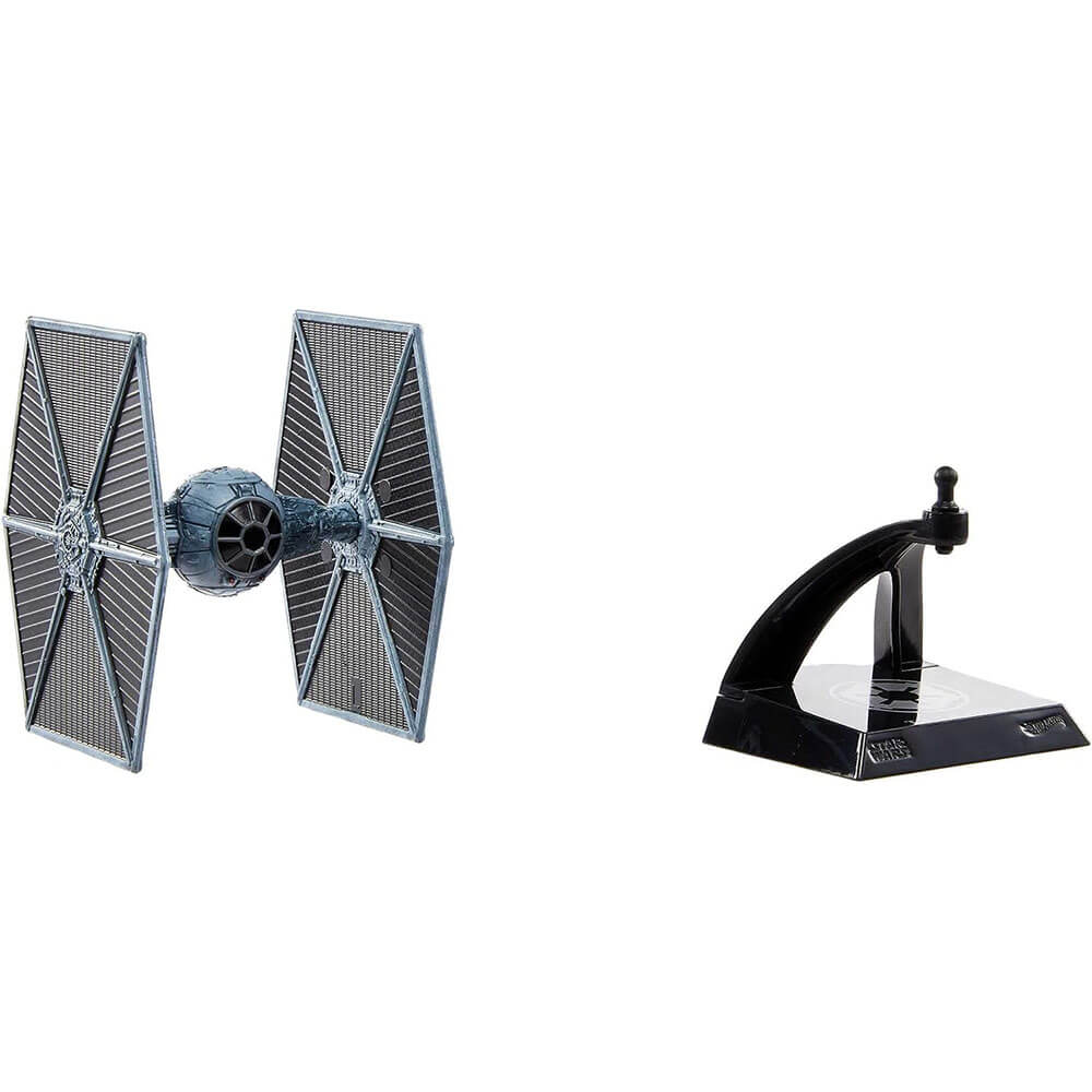 pieces of the Hot Wheels Star Wars Starships Select Tie Fighter