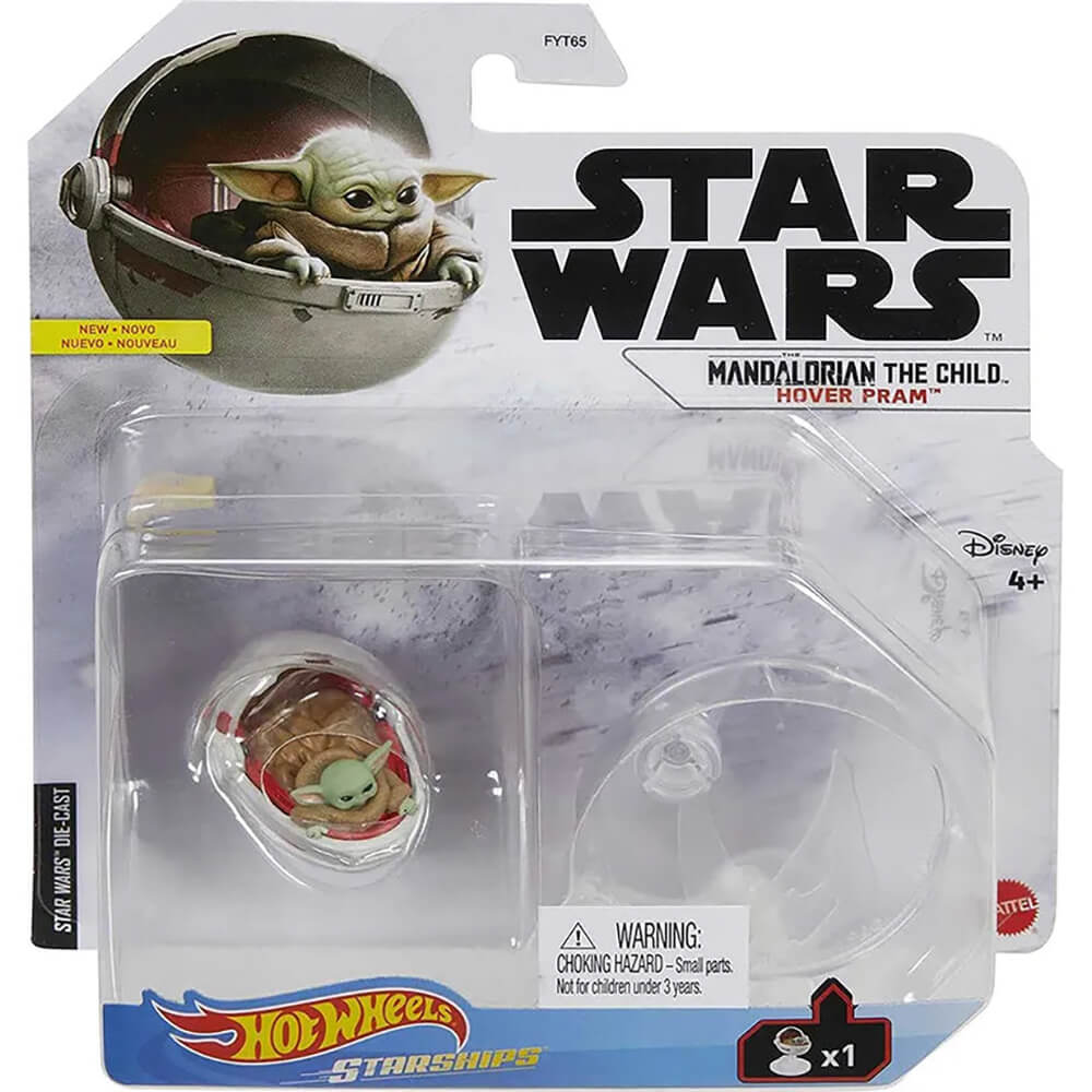 Hot Wheels Star Wars The Mandolorian Grogu The Force with Hover Pram