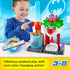 Boy playing with the Imaginext DC Super Friends Color Changers The Joker Funhouse Playset