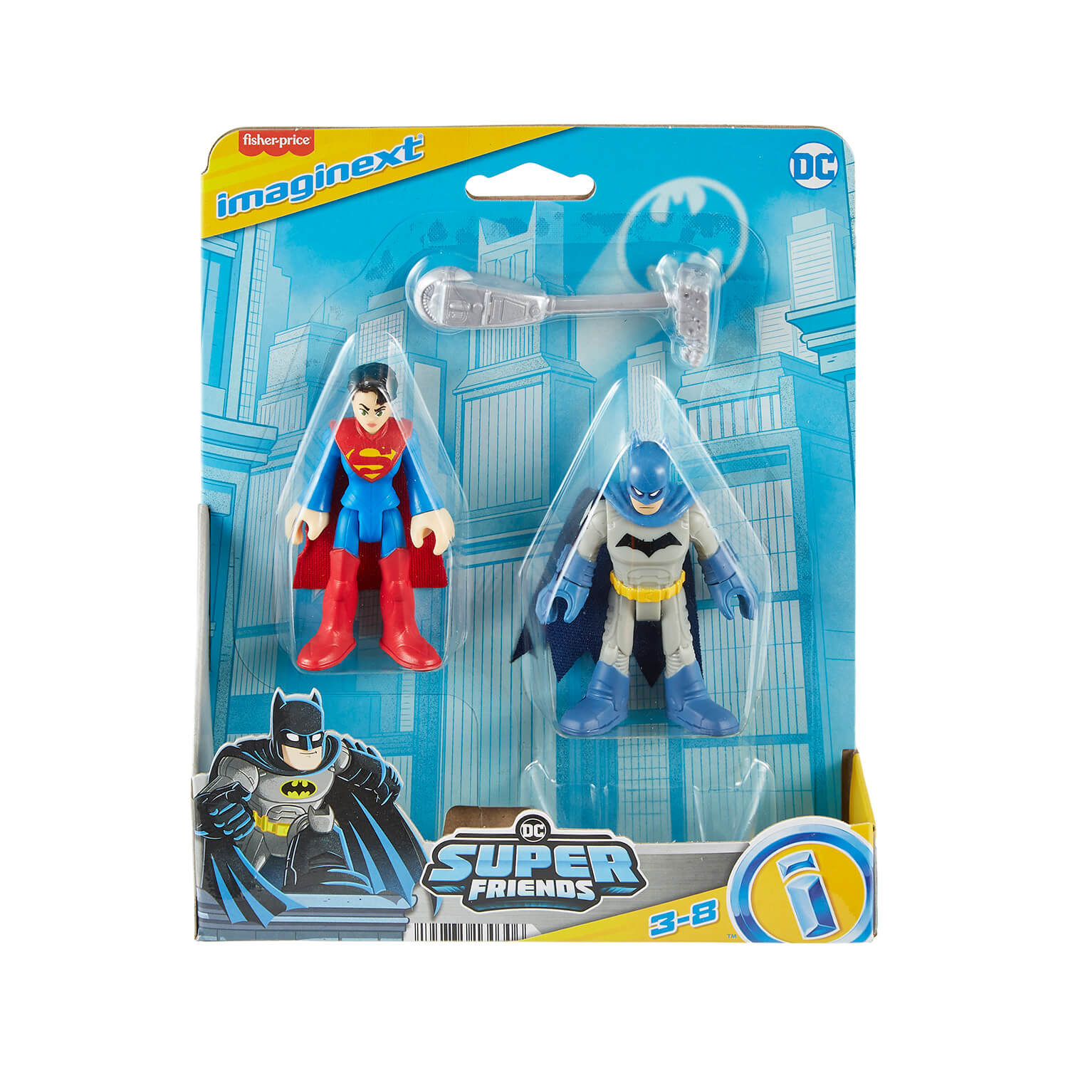 Package for the Imaginext DC Super Friends Superman and Batman 2-Pack