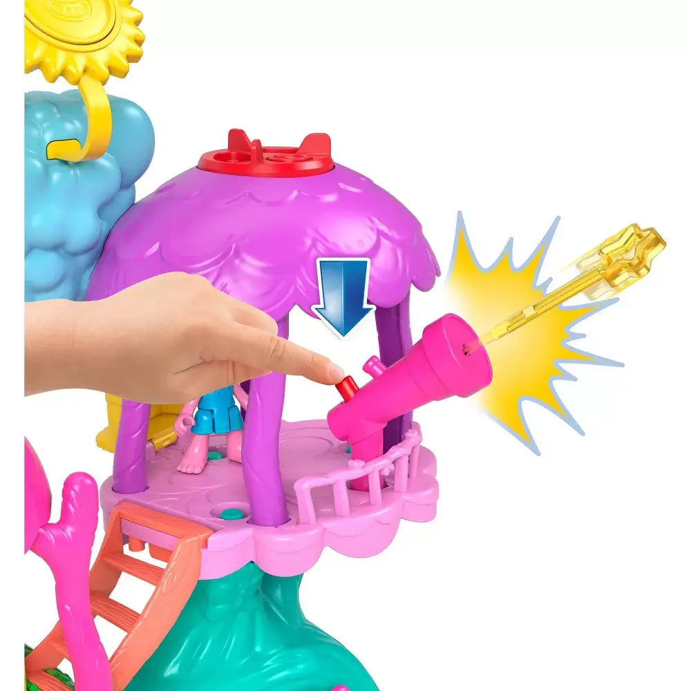 Imaginext DreamWorks Trolls Lights & Sounds Rainbow Treehouse