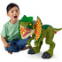 Imaginext Jurassic World Thrash Attack Dilophosaurus Dinosaur Figure with child