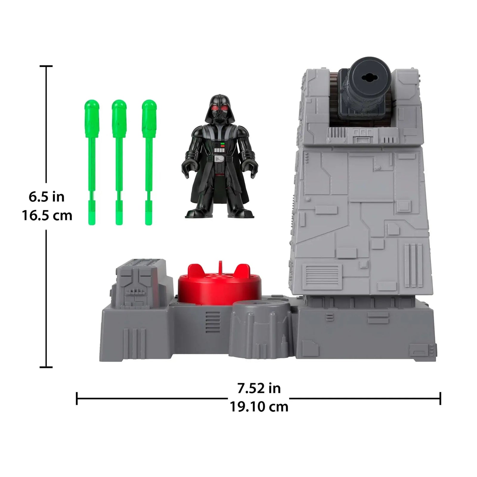 Imaginext Star Wars Death Star Turret Playset measurements