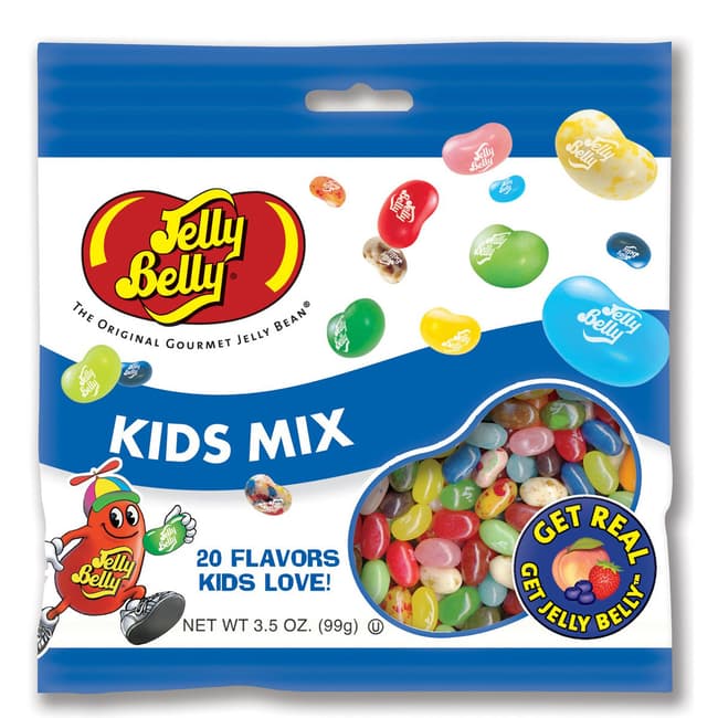 Jelly Belly Kids Mix Jelly Beans Bag 3.5 oz Grab & Go Bag